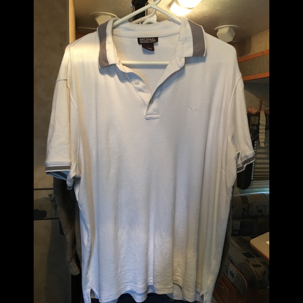 Michael Kors White polo size L